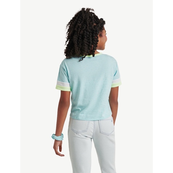 NWT Justice Girls Baseball Graphic T-Shirt, Size: XL PLUS - Picture 4 of 4